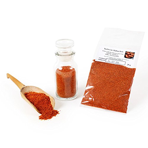 Barbecue Hähnchen Gewürz, BBQ Rub Chicken Marinade, Grillgewürz, BBQ Gewürzmischung, Würzsalz, glutenfrei, 25g von Feine Würze