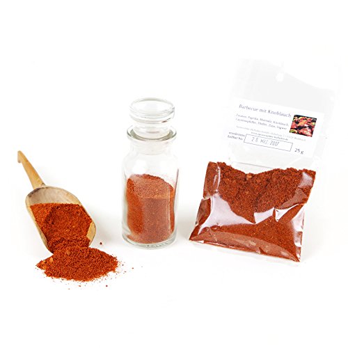 Barbecue mit Knoblauch, Gewürzsalz Grill-Barbecue, Barbecue Rub Garlic, Barbecue Gewürz, BBQ Rub Gewürzmischung, Gewürzmischung Grillgewürz, Barbecue Marinade, Steak Salz, Spareribs Gewürz Knobi, 25g Barbecue mit Knoblauch, Gewürzsalz Grill-Barbecue, Barbecue Rub Garlic, Barbecue Gewürz, BBQ Rub Gewürzmischung, Gewürzmischung Grillgewürz, Barbecue Marinade, Steak Salz, Spareribs Gewürz Knobi, 25g von FOXCUP