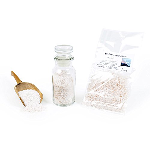 Berber Brunnensalz, Quellwassersalz, Atlassalz Rosa Kristallsalz Marokko, Gourmet Salz, Wüstensalz, Steinsalz naturbelassen, Natursalz glutenfrei, 30g Berber Brunnensalz, Quellwassersalz, Atlassalz Rosa Kristallsalz Marokko, Gourmet Salz, Wüstensalz, Steinsalz naturbelassen, Natursalz glutenfrei, 30g von Feine Würze