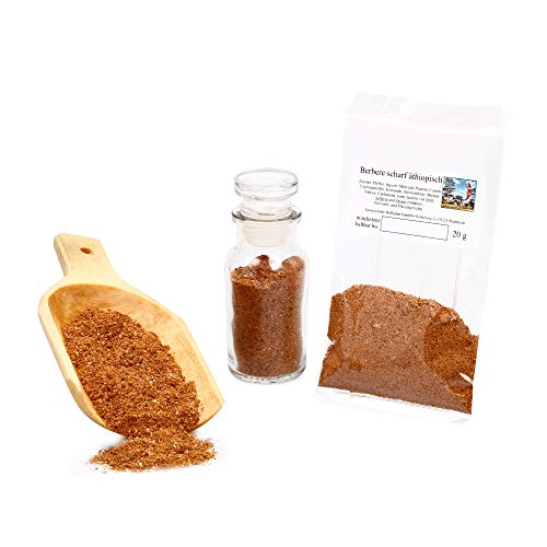 Berbere Gewürz scharf | Äthiopische Gewürzmischung zum Grillen | Grillgewürze | Fleisch Fisch Geflügel | glutenfrei 20g Berbere Gewürz scharf | Äthiopische Gewürzmischung zum Grillen | Grillgewürze | Fleisch Fisch Geflügel | glutenfrei 20g von Feine Würze