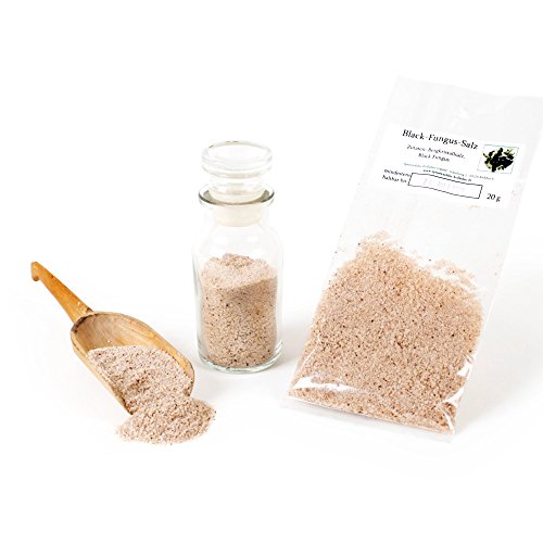Black Fungus Salz, Bergkristallsalz, Salz Gewürzmischung, Gewürzsalz, Gourmet-Salz, Steinsalz, Bergsalz, Ursalz, Pilzgewürz, 20g Black Fungus Salz, Bergkristallsalz, Salz Gewürzmischung, Gewürzsalz, Gourmet-Salz, Steinsalz, Bergsalz, Ursalz, Pilzgewürz, 20g von Feine Würze