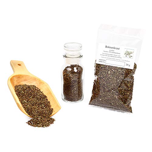 Bohnenkraut gerebelt & getrocknet, Premiumqualität Kräuter naturbelassen, Eintopf und Suppen Gewürz, zu Hülsenfrüchten, Savoury, glutenfrei, 20g Bohnenkraut gerebelt & getrocknet, Premiumqualität Kräuter naturbelassen, Eintopf und Suppen Gewürz, zu Hülsenfrüchten, Savoury, glutenfrei, 20g von Feine Würze