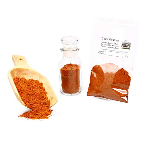 China Gourmet Gewürzmischung mit Chili, Premium China Würzer, Wok Gewürze, chinesisch Essen mit Boxhornklee, für Asia Nudeln, glutenfrei, 25g China Gourmet Gewürzmischung mit Chili, Premium China Würzer, Wok Gewürze, chinesisch Essen mit Boxhornklee, für Asia Nudeln, glutenfrei, 25g von Feine Würze