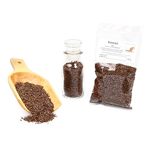 Echter Kümmel, ganz, Premium-Qualität, Brotgewürz, Gulaschgewürz, Kartoffelgewürz, Einlegegewürz, Ansatzgewürz für Kümmel-Schnaps, glutenfrei, 50g Echter Kümmel, ganz, Premium-Qualität, Brotgewürz, Gulaschgewürz, Kartoffelgewürz, Einlegegewürz, Ansatzgewürz für Kümmel-Schnaps, glutenfrei, 50g von Feine Würze