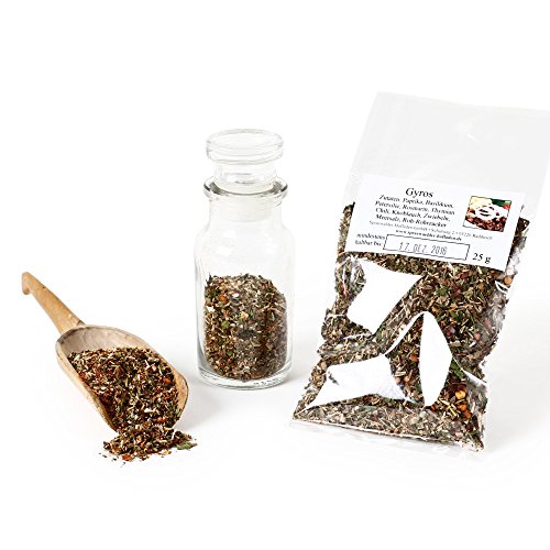 Gyros Gewürzmischung griechisch, Souvlaki Gewürz, Gyros Würzer, Grillgewürz, Kebab Gewürz, Greece BBQ Rub, glutenfrei, 25g Gyros Gewürzmischung griechisch, Souvlaki Gewürz, Gyros Würzer, Grillgewürz, Kebab Gewürz, Greece BBQ Rub, glutenfrei, 25g von Feine Würze