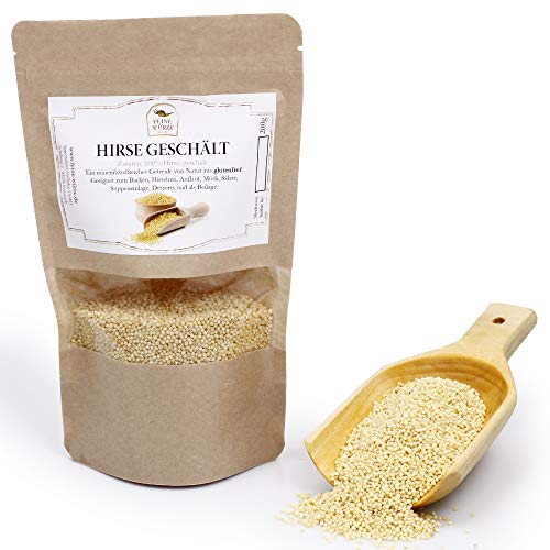 Hirse geschält | glutenfrei | Backzutaten | Brotgewürz | Premium Gewürz naturbelassen zum Backen und als Snack | 200g Hirse geschält | glutenfrei | Backzutaten | Brotgewürz | Premium Gewürz naturbelassen zum Backen und als Snack | 200g von Feine Würze