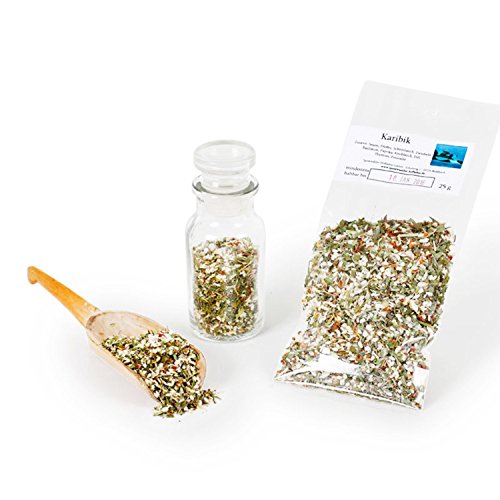 Karibik Steak Gewürzmischung Fleisch, als Granelen-Grillgewürz, Steakpfeffer, Grillgewürz, Barbecue Rub, BBQ Dip, Grill Gewürze, glutenfrei, 25g Karibik Steak Gewürzmischung Fleisch, als Granelen-Grillgewürz, Steakpfeffer, Grillgewürz, Barbecue Rub, BBQ Dip, Grill Gewürze, glutenfrei, 25g von Feine Würze