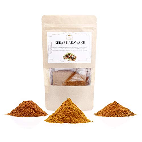 Kebab Karawane | Gewürzset | Döner-Gewürz | Shawarma-Gewürz | Jemenitisches Kebab Gewürz | orientalsische Küche | Premium Qualität | glutenfrei | 85g Kebab Karawane | Gewürzset | Döner-Gewürz | Shawarma-Gewürz | Jemenitisches Kebab Gewürz | orientalsische Küche | Premium Qualität | glutenfrei | 85g von Feine Würze