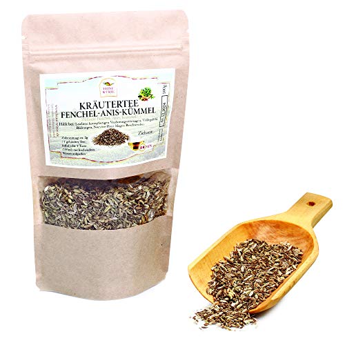 Kräutertee Fenchel-Anis-Kümmel, Käutertee, 100g von Feine Würze