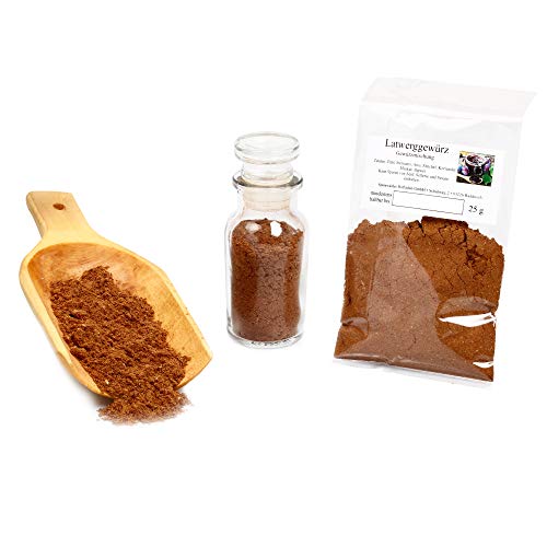 Latwerggewürz, Gewürzmischung für Pflaumenmus, Zwetschgenmus, Latwerge, zum Abschmecken von Powidl und Latwerg bzw. Pflaumenmus mit Zimt und Koriander, 25g Latwerggewürz, Gewürzmischung für Pflaumenmus, Zwetschgenmus, Latwerge, zum Abschmecken von Powidl und Latwerg bzw. Pflaumenmus mit Zimt und Koriander, 25g von Feine Würze