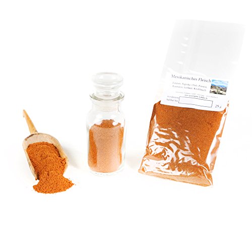 Mexikanisches Fleisch Gewürzmischung, Grillgewürz, Fleischgewürz, Mexican BBQ Rub, Barbecue Gewürz, glutenfrei, 25g von Feine Würze
