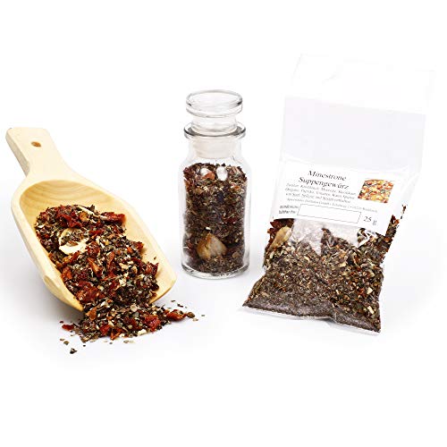 Minestrone Suppe Gewürzzubereitung | Suppengewürz | Eintopf Suppen Gewürzmischung italienisch |glutenfrei | 25g Minestrone Suppe Gewürzzubereitung | Suppengewürz | Eintopf Suppen Gewürzmischung italienisch |glutenfrei | 25g von Feine Würze