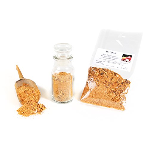 Peri Peri Gewürz, Steakgewürz BBQ Rub, Dip Mischung, afrikanische Gewürzmischung ohne Geschmacksverstärker, Barbecue Grillgewürze glutenfrei, 25g Peri Peri Gewürz, Steakgewürz BBQ Rub, Dip Mischung, afrikanische Gewürzmischung ohne Geschmacksverstärker, Barbecue Grillgewürze glutenfrei, 25g von Feine Würze