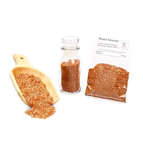 Pikanter Salzersatz, Gewürzmischung ohne Salz, Kräutermischung Gewürz salzfrei kochen Gemüsebrühe, Saucen, Dipp, Grillgewürze, glutenfrei, 25g Pikanter Salzersatz, Gewürzmischung ohne Salz, Kräutermischung Gewürz salzfrei kochen Gemüsebrühe, Saucen, Dipp, Grillgewürze, glutenfrei, 25g von Feine Würze