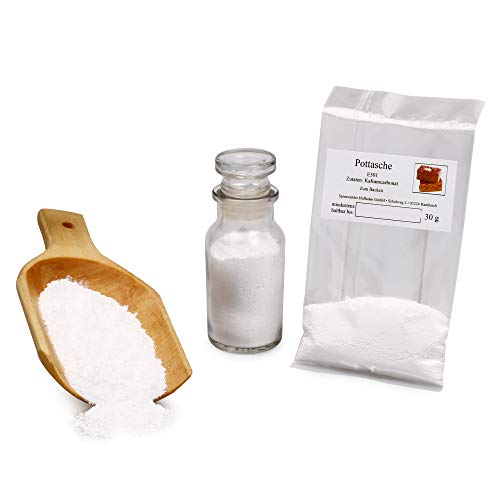 Pottasche zum Backen | Backtriebmittel | Kaliumcarbonat K2CO3 Lebensmittelqualität E501 | potash | 30g von Feine Würze