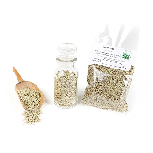 Rosmarin geschnitten, Rosmarin-Gewürz, geschnittene Rosmarinblätter, Naturgewürz, Rosemary, marokkanische Gewürze mediterran, glutenfrei, 30g Rosmarin geschnitten, Rosmarin-Gewürz, geschnittene Rosmarinblätter, Naturgewürz, Rosemary, marokkanische Gewürze mediterran, glutenfrei, 30g von GREAT BRITISH TRADING LIMITED