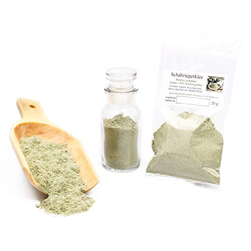 Schabziegerklee gemahlen, Brotklee aus Südtirol, Premium-Qualität, Zigerklee, Zigerkraut, Zigeunerkraut, Käseklee, Blauer Steinklee, glutenfrei 20g von GALRODIN