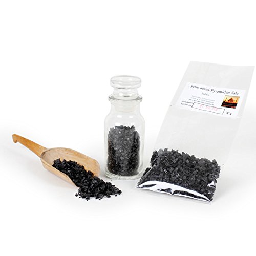 Schwarzes Pyramidensalz Indien, Salzflocken Steak, Salzflakes, Salz grob, Dekorsalz, Salzblume, Salzblätter, Ozeansalz, Flockensalz, Salt Flakes, 30g Schwarzes Pyramidensalz Indien, Salzflocken Steak, Salzflakes, Salz grob, Dekorsalz, Salzblume, Salzblätter, Ozeansalz, Flockensalz, Salt Flakes, 30g von Feine Würze