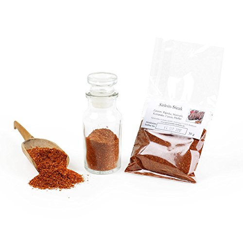 Sirloin Steak Gewürzmischung, Barbecue Rub, Grillgewürz, BBQ Gewürzmischung, Steakgewürz, Fleischgewürz, 30g von Feine Würze