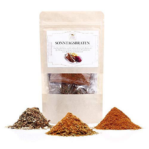 Sonntagsbraten | Feinschmecker Fleischkreationen zu Hause braten mit Rezepten | Würzen von Fleisch A-Z in Premium-Qualität | glutenfrei | 75g Sonntagsbraten | Feinschmecker Fleischkreationen zu Hause braten mit Rezepten | Würzen von Fleisch A-Z in Premium-Qualität | glutenfrei | 75g von Feine Würze