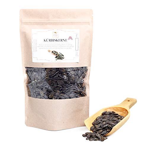 Steirische Kürbiskerne geröstet & gesalzen für Vegetarier geeignet | Eiweißreich und vegan | 350g Steirische Kürbiskerne geröstet & gesalzen für Vegetarier geeignet | Eiweißreich und vegan | 350g von Feine Würze