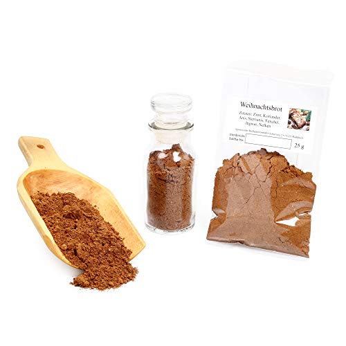 Weihnachtsbrot Backmischung, Brotgewürz, Backgewürz, Brotmischung Backzutaten, glutenfrei, 25g von Feine Würze