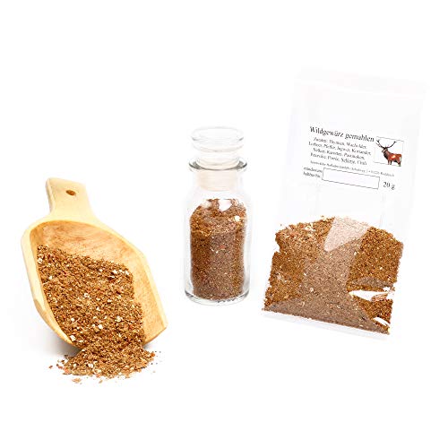 Wildgewürz gemahlen, Wildgewürzmischung, Braten Gewürzmischung ohne Geschmacksverstärker, Bratengewürz, Würzmischung Fleisch Rub, glutenfrei 20g Wildgewürz gemahlen, Wildgewürzmischung, Braten Gewürzmischung ohne Geschmacksverstärker, Bratengewürz, Würzmischung Fleisch Rub, glutenfrei 20g von Feine Würze