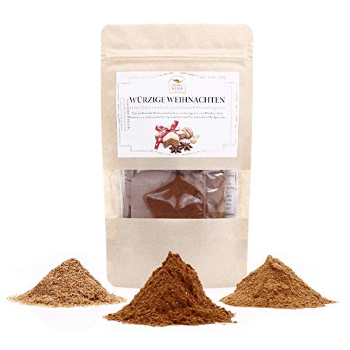 Würzige Weihnachten | Gewürzset | Oma’s Plätzchen | Lebkuchen Gewürz | Weihnachtsgewürz Klassik | Premium Qualität | glutenfrei | 75g Würzige Weihnachten | Gewürzset | Oma’s Plätzchen | Lebkuchen Gewürz | Weihnachtsgewürz Klassik | Premium Qualität | glutenfrei | 75g von Feine Würze