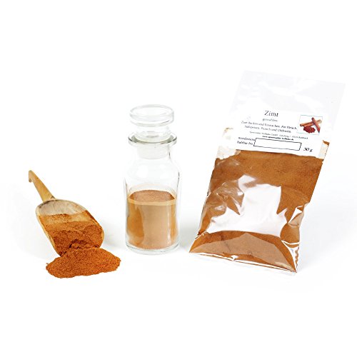 Zimtstangen Ceylon Zimt gemahlen, Zimt Gewürz, Backzutaten für Backmischung, Zimt Cylon Backgewürze, Cinnamon Powder, Naturgewürz, glutenfrei, 30g von Feine Würze