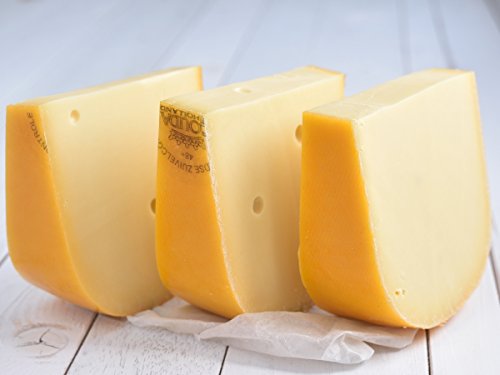 Käse Basics 'Gouda Jung - aus Holland' VORTEILSPACK 3x 500g Stück junger Gouda (lange Haltbarkeit durch Vakuumverpackung) von Feiner Käse Hemmen