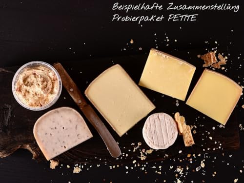 Käseplatte 'Probierpaket Überraschungsauswahl' | PETITE 6 - 8 Sorten Käse = 1000g | Grußkarte GRATIS von Feiner Käse Hemmen