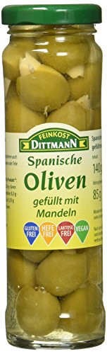 FD Oliven gef. m. Mandel 140g von Feinkost Dittmann