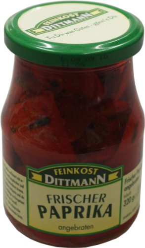 Feinkost Dittmann Gegrillte Paprika 370ml/320gGl von Feinkost Dittmann