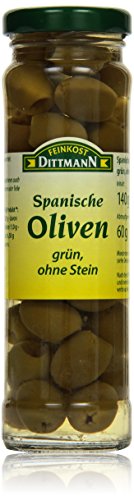 Feinkost Dittmann Grüne Oliven ohne Stein, 60 g Feinkost Dittmann Grüne Oliven ohne Stein, 60 g von Feinkost Dittmann