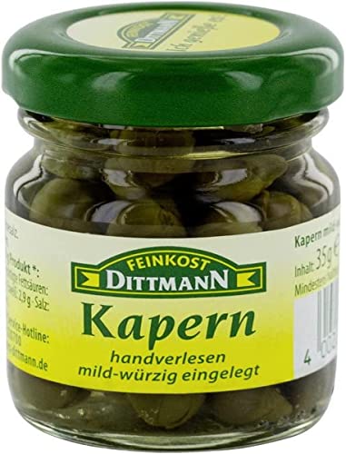 Feinkost Dittmann Kapern Mild, 20 g Feinkost Dittmann Kapern Mild, 20 g von Feinkost Dittmann