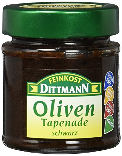 Feinkost Dittmann Oliventapenade schwarz, 5er Pack (5 x 130 g) von Feinkost Dittmann