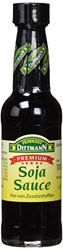 Feinkost Dittmann Premium Soja-Sauce Flasche, 5er Pack (5 x 100 ml) von Feinkost Dittmann