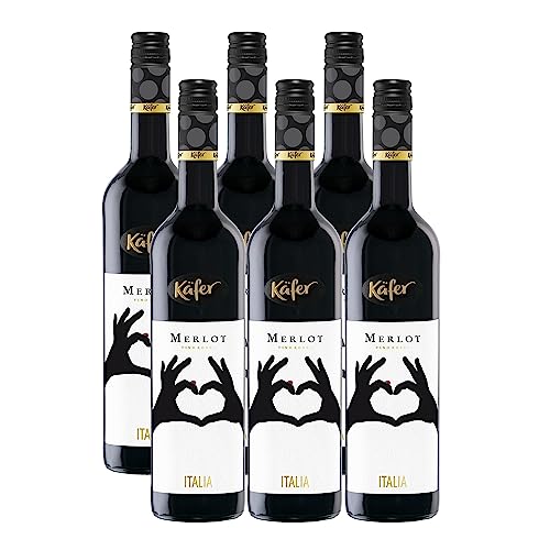 Feinkost Käfer Italien Merlot trocken (6 x 0.75 l) von Käfer