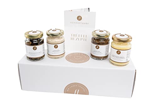 Feinkost Luigi - TRÜFFELBOX mit Trüffel Carpaccio, Saucen mit schwarzen und weißen Trüffeln & Trüffelbutter Feinkost Luigi - TRÜFFELBOX mit Trüffel Carpaccio, Saucen mit schwarzen und weißen Trüffeln & Trüffelbutter von Feinkost Luigi