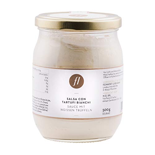 Feinkost Luigi - Trüffelsauce / Salsa mit 6% echten weißen Trüffeln (500g) von Feinkost Luigi