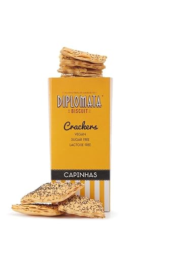Capinha Cracker mit Knoblauch 125g (MIT MOHNSAMEN) von Feinkost Machado