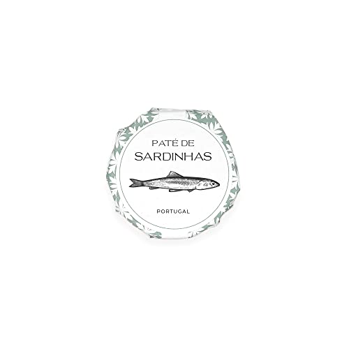 Feinkost Machado - Sardinen Pate 110g | Sardinenpastete | Sardinen Paste aus Portugal | Feinkost | Geschenk | Fischkonserven | Sardinen Konserven Lieferung vor Weihnachten von Feinkost Machado