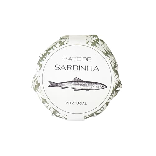 Feinkost Machado - Sardinen Pate 110g | Sardinenpastete | Sardinen Paste aus Portugal | Feinkost | Geschenk | Fischkonserven | Sardinen Konserven Lieferung vor Weihnachten von Feinkost Machado