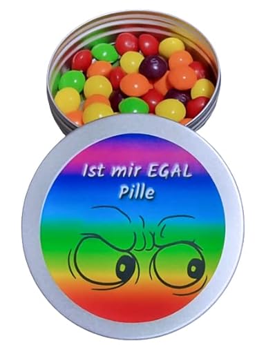 Ist mir Egal Pillen, Nervennahrung, Geschenk zur Entspannung, Spaßgeschenk (Skittles Fruits) von Feinkost Student von Feinkost Student