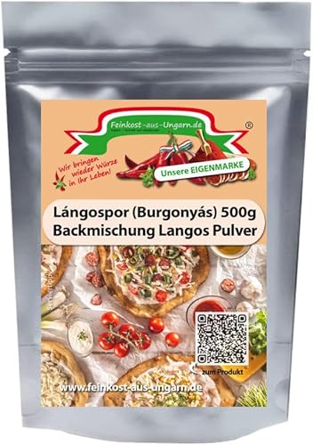 Lángospor (Burgonyás) 500g, Backmischung Langos Pulver von Feinkost-aus-Ungarn.de Import - Vertrieb und Grosshandel