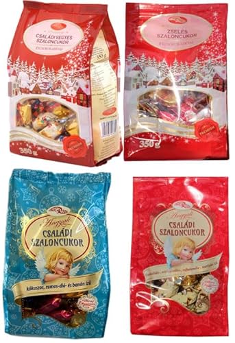 Microse, SZALONCUKOR - 4er SET, Familien MIX, PRÉMIUM ZSELÉS,Angyali kék,csokoládé, erdeigyümölcs Microse, SZALONCUKOR - 4er SET, Familien MIX, PRÉMIUM ZSELÉS,Angyali kék,csokoládé, erdeigyümölcs von Feinkost-aus-Ungarn.de Import - Vertrieb und Grosshandel