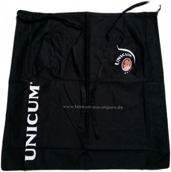 Unicum Barschürze schwarz "unicum" mit Logo, Schürze lang farbe sch... von Feinkost-aus-Ungarn.de | MACK