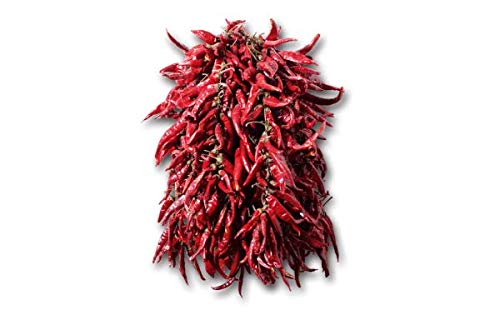 30 Stk. Paprikakränze, 6 x 5er Chili-Ranke (getrocknete Peperoni-Paprikakette) groß von Feinkost-aus-Ungarn.de