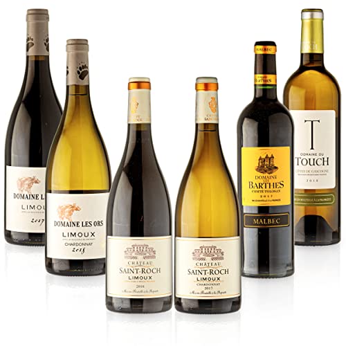 Feinste Weine 6 er Probierselection - Languedoc-Roussillon Blanc & Rouge - Rotwein/Weißwein trocken - Weinpaket von Feinste Weine