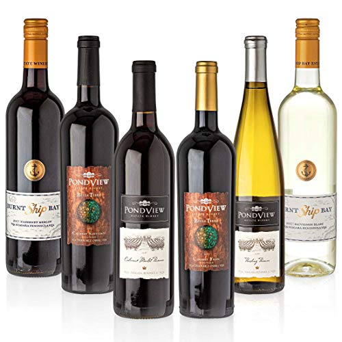 Feinste Weine - Weinpaket VQA Niagara Peninsula Kanada (6 x 0,75 l), Paket mit:6 Flaschen von Feinste Weine